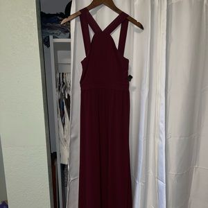 Maroon bridesmaid/prom dress. Size xs.